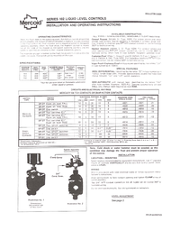 Thumbnail of document Manual - 102 Flanged Chamber Type Level Control